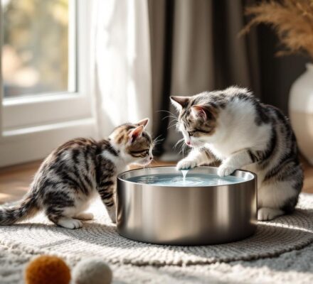 Les meilleurs fontaines à eau pour chat : guide pour un compagnon toujours bien hydraté
