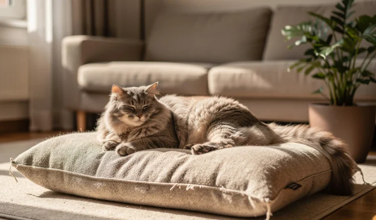 Bien choisir un coussin pour gros chats : le guide du confort XXL Bien choisir un coussin pour gros chats : le guide du confort XXL