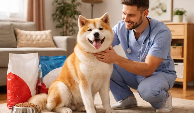 Élever chien Akita Inu budget contrôlé avec vétérinaires, croquettes Royal Canin Hills Élever chien Akita Inu budget contrôlé avec vétérinaires, croquettes Royal Canin Hills