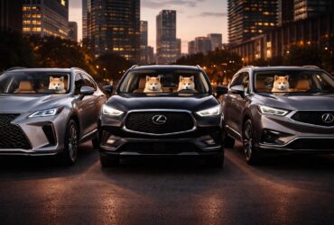 Les joyaux Akita transportés avec soin dans une Lexus RX, Infiniti QX60 et Acura MDX