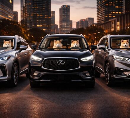 Les joyaux Akita transportés avec soin dans une Lexus RX, Infiniti QX60 et Acura MDX