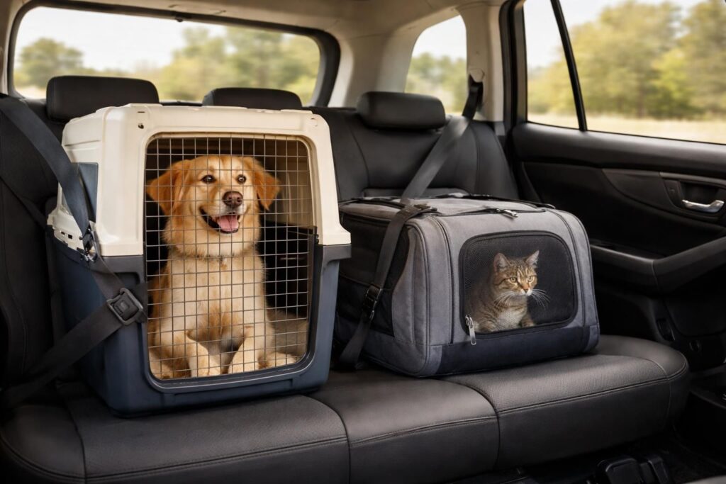 découvrez comment transporter vos animaux en toute sécurité dans un honda cr-v ou subaru outback grâce à nos conseils pratiques et astuces pour un voyage serein.