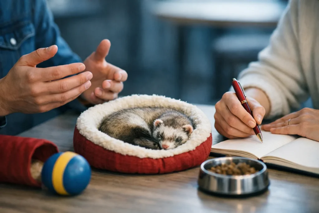 Le furet dort dix-huit heures et joue le reste : ce qu’il faut savoir avant