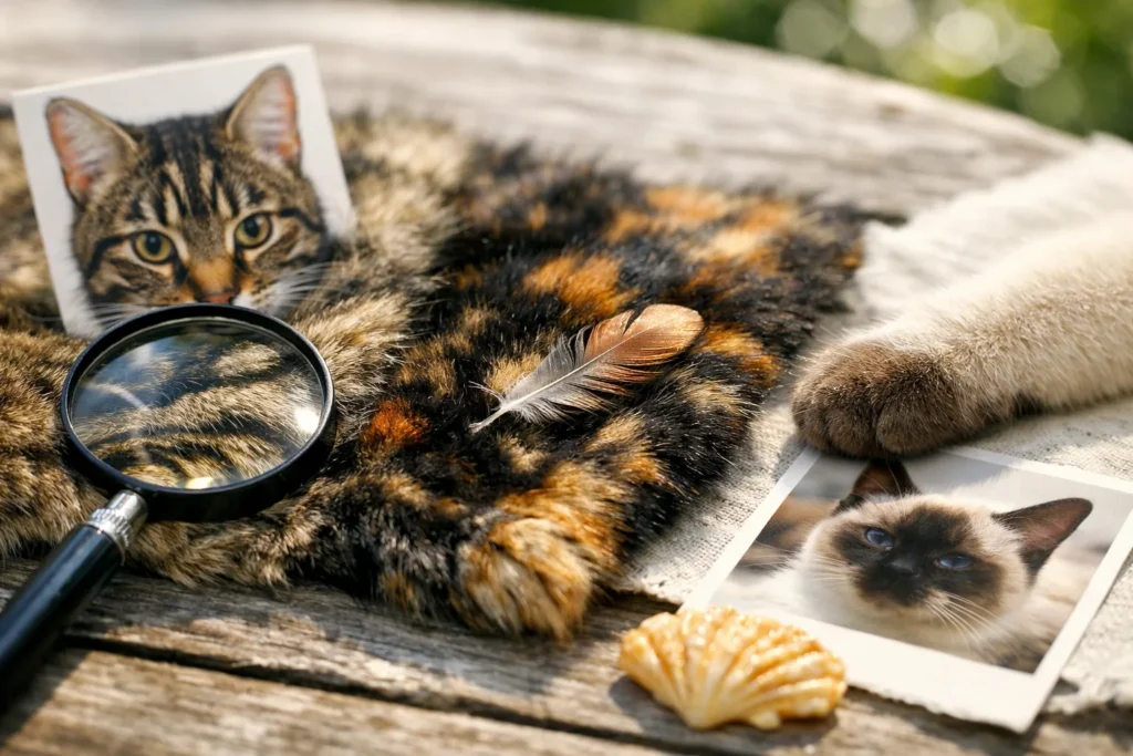 Les robes des chats ont un code : tabby, écaille de tortue, colourpoint